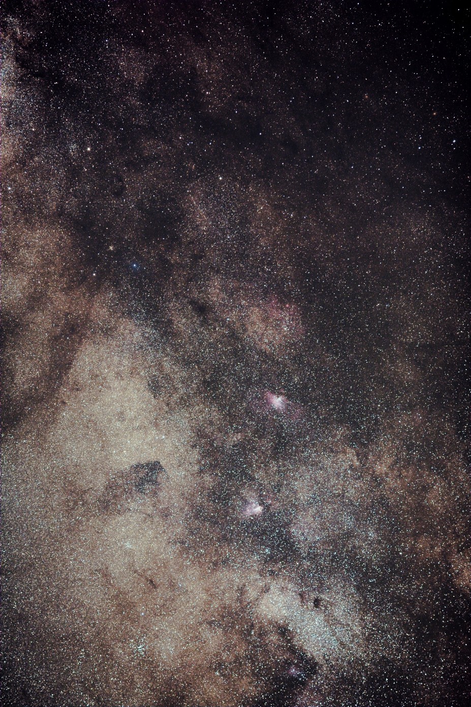 Milkyway with M16 & M17 from Corse