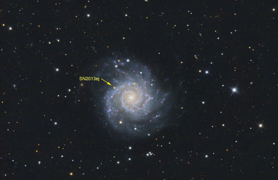 M74 - NGC628 with supernova SN2013ej