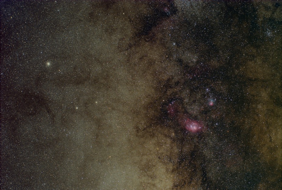 Region of M22, M8, M23