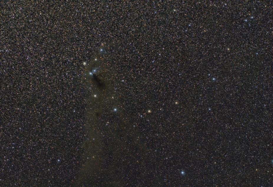 Corona Australis with global cluster NGC6723 and reflection nebulas NGC6726-7 & IC4812