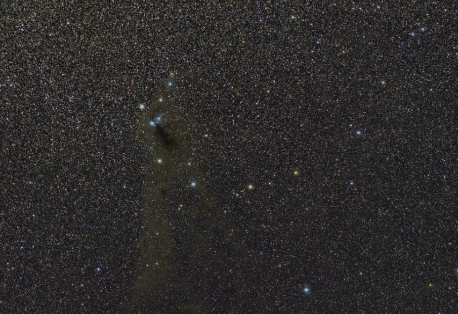 Corona Australis with global cluster NGC6723 and reflection nebulas NGC6726-7 & IC4812