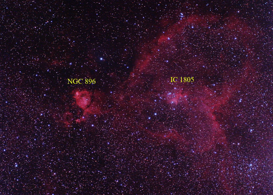 IC 1805 & NGC 896