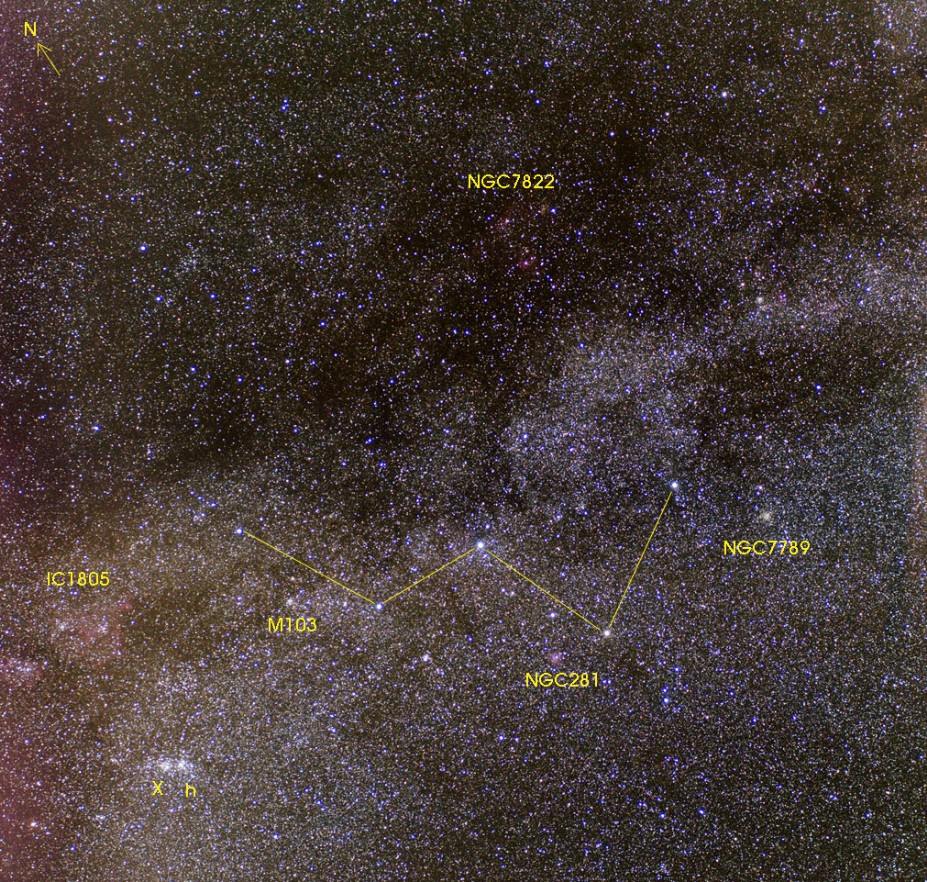 Cassiopeia and Milkyway