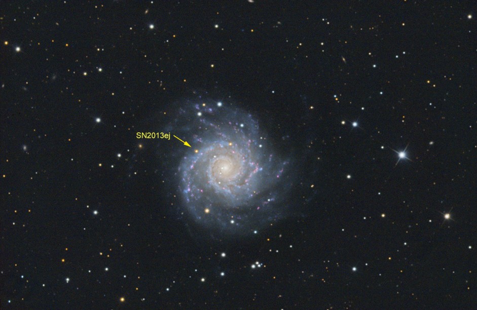 M74 - NGC628 with supernova SN2013ej
