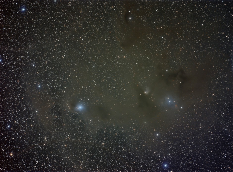 Reflection nebula CED 111 and dark nebula HMSTG407